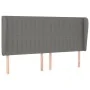 Box spring bed with dark gray fabric mattress 200x200 cm by , Beds and slatted bases - Ref: Foro24-3128710, Price: 632,41 €, ...