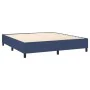 Box spring bed with blue fabric mattress 160x200 cm by , Beds and slatted bases - Ref: Foro24-3131527, Price: 545,72 €, Disco...