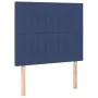 Box spring bed with blue fabric mattress 80x200 cm by , Beds and slatted bases - Ref: Foro24-3137275, Price: 350,83 €, Discou...