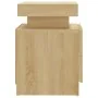 Engineered wood nightstand in Sonoma oak, measuring 45x35x52 cm. by vidaXL, Nightstands - Ref: Foro24-326852, Price: 85,63 €,...