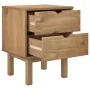 Mesita de noche OTTA madera maciza de pino 45x39x57 cm de vidaXL, Mesitas de noche - Ref: Foro24-348576, Precio: 94,13 €, Des...