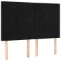 Bed frame with black velvet headboard 140x190 cm by , Beds and slatted bases - Ref: Foro24-3125875, Price: 210,44 €, Discount: %