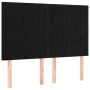 Bettgestell mit schwarzem Samtkopfteil 140x190 cm von , Betten und Lattenroste - Ref: Foro24-3125875, Preis: 210,44 €, Rabatt: %