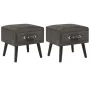 Mesitas de noche 2 unidades 40x35x40 cm terciopelo gris de vidaXL, Mesitas de noche - Ref: Foro24-276386, Precio: 100,61 €, D...