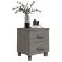 HAMAR bedside table solid pine light gray 40x35x44.5 cm by vidaXL, Nightstands - Ref: Foro24-340407, Price: 44,78 €, Discount: %