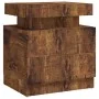 Smoked oak engineered wood bedside table 45x35x52 cm by vidaXL, Nightstands - Ref: Foro24-326857, Price: 88,95 €, Discount: %