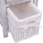 Weißer hölzerner Nachttisch von vidaXL, Nachttische - Ref: Foro24-242866, Preis: 57,70 €, Rabatt: %