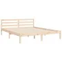 Bettgestell mit Massivholzkopfteil 160x200 cm von , Betten und Lattenroste - Ref: Foro24-3194321, Preis: 150,34 €, Rabatt: %