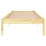 Solid wood bed frame 90x190 cm by , Beds and slatted bases - Ref: Foro24-809982, Price: 56,20 €, Discount: %