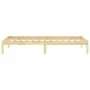 Solid wood bed frame 90x190 cm by , Beds and slatted bases - Ref: Foro24-809982, Price: 56,20 €, Discount: %
