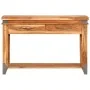 Solid acacia wood console table 110x34x74 cm by vidaXL, Nightstands - Ref: Foro24-338469, Price: 150,84 €, Discount: %