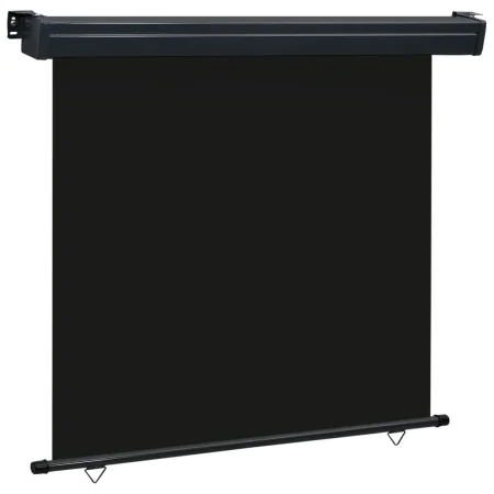 Toldo lateral de balcón negro 160x250 cm de , Sombrillas - Ref: Foro24-48430, Precio: 63,91 €, Descuento: %