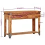 Solid acacia wood console table 110x34x74 cm by vidaXL, Nightstands - Ref: Foro24-338469, Price: 150,84 €, Discount: %