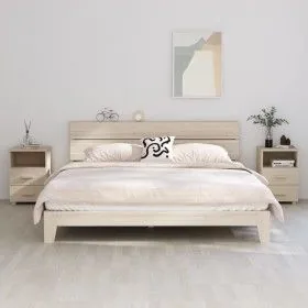 Mesitas noche 2 uds HAMAR pino macizo marrón miel 40x35x62 cm de vidaXL, Mesitas de noche - Ref: Foro24-340416, Precio: 127,6...