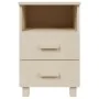 HAMAR bedside tables 2 units solid pine honey brown 40x35x62 cm by vidaXL, Nightstands - Ref: Foro24-340416, Price: 127,61 €,...