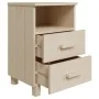 HAMAR bedside tables 2 units solid pine honey brown 40x35x62 cm by vidaXL, Nightstands - Ref: Foro24-340416, Price: 127,61 €,...