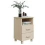 HAMAR bedside tables 2 units solid pine honey brown 40x35x62 cm by vidaXL, Nightstands - Ref: Foro24-340416, Price: 127,61 €,...