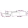 Bed frame with drawers 200x200 cm by , Beds and slatted bases - Ref: Foro24-3103533, Price: 240,97 €, Discount: %