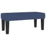 Box spring bed with blue fabric mattress 90x190 cm by , Beds and slatted bases - Ref: Foro24-3136643, Price: 363,74 €, Discou...