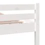 Estructura de cama madera maciza blanca 100x200 cm de , Camas y somieres - Ref: Foro24-814810, Precio: 88,73 €, Descuento: %