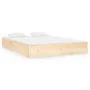 Bettgestell aus Massivholz 140x190 cm von , Betten und Lattenroste - Ref: Foro24-820082, Preis: 101,98 €, Rabatt: %