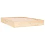 Bettgestell aus Massivholz 140x190 cm von , Betten und Lattenroste - Ref: Foro24-820082, Preis: 101,98 €, Rabatt: %