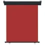 Red balcony side awning 140x250 cm by , Umbrellas - Ref: Foro24-48427, Price: 62,39 €, Discount: %