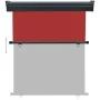Red balcony side awning 140x250 cm by , Umbrellas - Ref: Foro24-48427, Price: 62,39 €, Discount: %