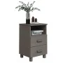 2 HAMAR solid pine light gray bedside tables 40x35x62 cm by vidaXL, Nightstands - Ref: Foro24-340419, Price: 118,74 €, Discou...