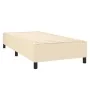 Box spring bed with cream fabric mattress 90x190 cm by , Beds and slatted bases - Ref: Foro24-3127930, Price: 365,77 €, Disco...