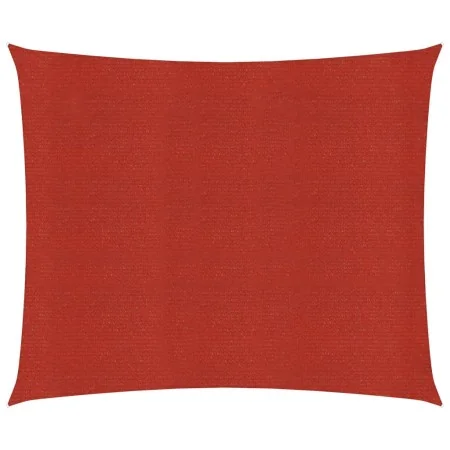 Red HDPE sail awning 160 g/m² 6x6 m by , Umbrellas - Ref: Foro24-311609, Price: 69,64 €, Discount: %
