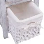 Mesitas de noche 2 unidades madera blanca de vidaXL, Mesitas de noche - Ref: Foro24-242867, Precio: 104,51 €, Descuento: %