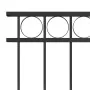 Panel de valla de acero 1,7x1,5 m negro de , Paneles de vallas - Ref: Foro24-146319, Precio: 60,04 €, Descuento: %