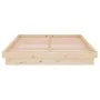 Solid wood bed frame 140x190 cm by , Beds and slatted bases - Ref: Foro24-819952, Price: 219,93 €, Discount: %