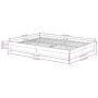 Solid wood bed frame 140x190 cm by , Beds and slatted bases - Ref: Foro24-819952, Price: 219,93 €, Discount: %