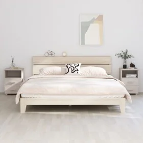 HAMAR bedside tables 2 pcs solid white pine 40x35x62 cm by vidaXL, Nightstands - Ref: Foro24-340417, Price: 96,27 €, Discount: %