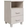 HAMAR bedside tables 2 pcs solid white pine 40x35x62 cm by vidaXL, Nightstands - Ref: Foro24-340417, Price: 96,27 €, Discount: %