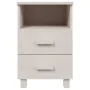 HAMAR bedside tables 2 pcs solid white pine 40x35x62 cm by vidaXL, Nightstands - Ref: Foro24-340417, Price: 96,27 €, Discount: %
