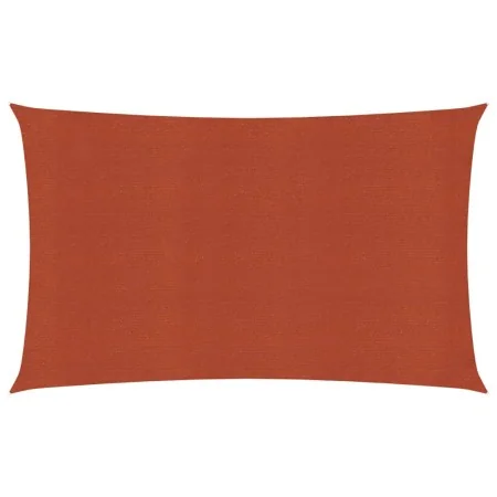 Terracotta HDPE sail awning 160 g/m² 2x5 m by , Umbrellas - Ref: Foro24-311341, Price: 29,57 €, Discount: %
