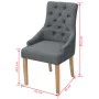 6 Esszimmerstühle aus dunkelgrauem Stoff von vidaXL, Essstühle - Ref: Foro24-274424, Preis: 824,41 €, Rabatt: %