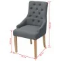 Dining chairs, 6 units, dark gray fabric. by vidaXL, dining chairs - Ref: Foro24-274424, Price: 812,06 €, Discount: %