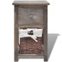 Brauner Nachttisch aus Holz von vidaXL, Nachttische - Ref: Foro24-242868, Preis: 57,84 €, Rabatt: %