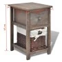Brauner Nachttisch aus Holz von vidaXL, Nachttische - Ref: Foro24-242868, Preis: 57,84 €, Rabatt: %