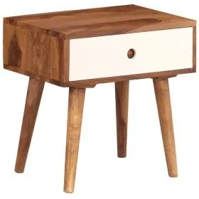 Solid sheesham wood bedside table 45x30x45 cm by vidaXL, Nightstands - Ref: Foro24-246263, Price: 91,37 €, Discount: %
