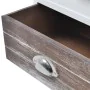 Brown and white bedside tables, 2 units by vidaXL, Nightstands - Ref: Foro24-242885, Price: 82,63 €, Discount: %