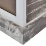 Mesitas de noche marrón y blanca 2 unidades de vidaXL, Mesitas de noche - Ref: Foro24-242885, Precio: 82,61 €, Descuento: %