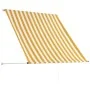 Toldo retráctil amarillo y blanco 100x150 cm de , Toldos - Ref: Foro24-145890, Precio: 34,79 €, Descuento: %