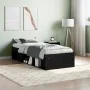 Schwarzer Bettrahmen 75x190 cm von , Betten und Lattenroste - Ref: Foro24-3203846, Preis: 108,44 €, Rabatt: %