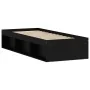 Schwarzer Bettrahmen 75x190 cm von , Betten und Lattenroste - Ref: Foro24-3203846, Preis: 108,44 €, Rabatt: %