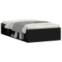 Estructura de cama negra 90x200 cm de , Camas y somieres - Ref: Foro24-3203825, Precio: 118,52 €, Descuento: %